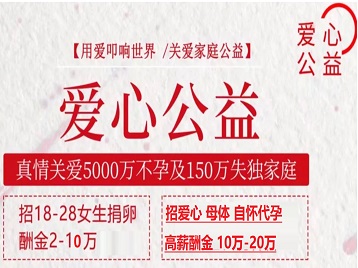 西工捐卵助孕生子 爱心志愿者招募